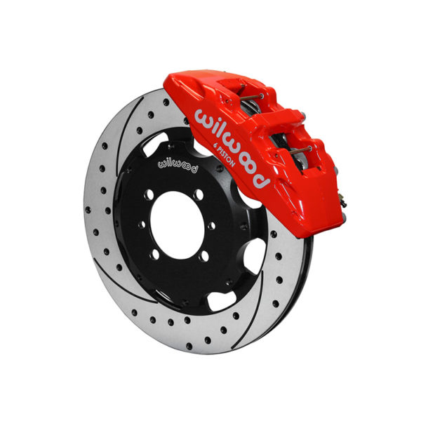 500|SPEEDLAB FIAT 500 Front Brake Kit-Wilwood Dynapro 6-Drilled and Slotted